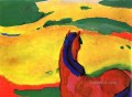 Marc horse in a landscape Franz Marc